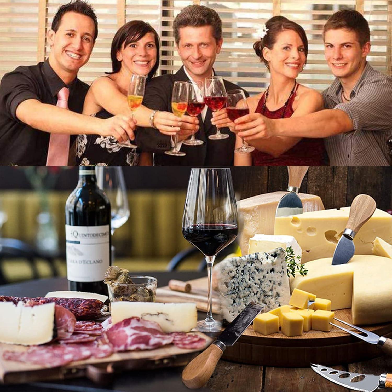 Juego de Cuchillos para Queso KT-GARY 6 Piezas Acero Inoxidable