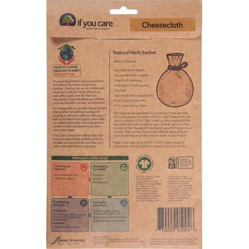 Tela de Queso Natural 100% Algodón Sin Blanquear 2 Yd²