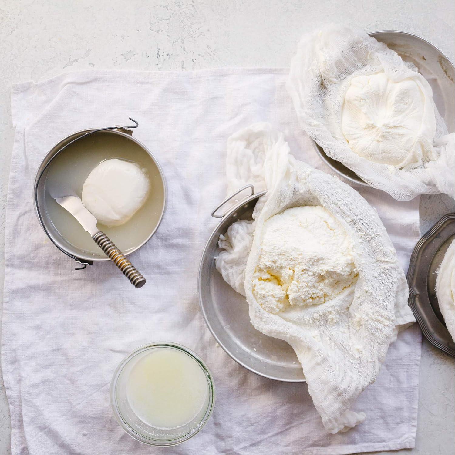 Tela de Queso de Algodón Fox Run 1.67 m² Blanca Reutilizable