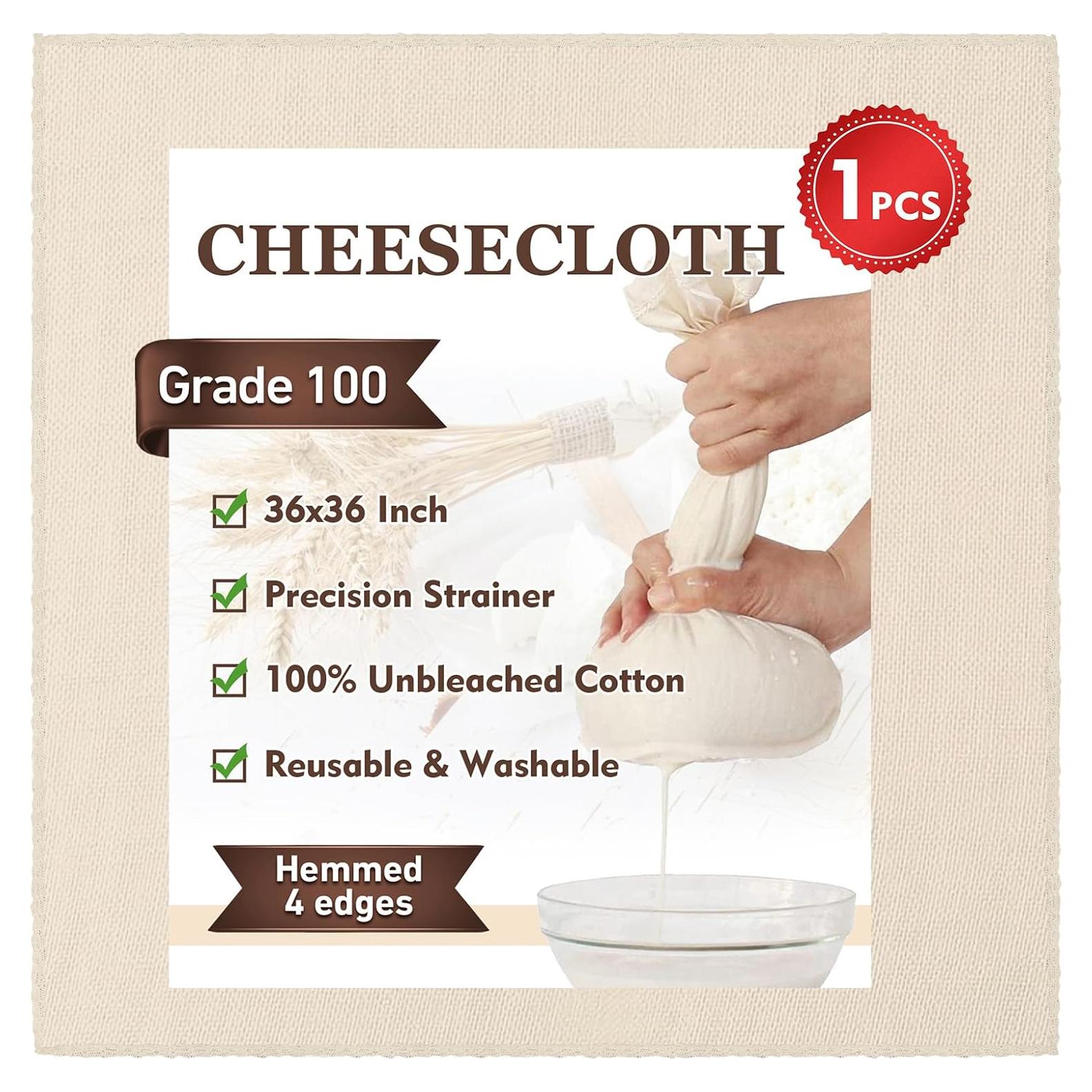 Gasa TOPULORS 100% Algodón Orgánico 91x91 cm Reutilizable