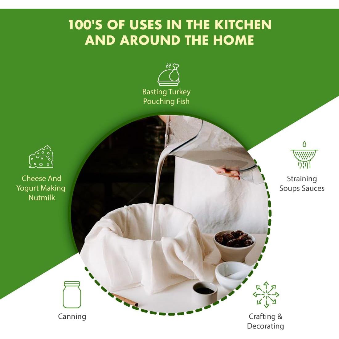 Tela de Queso Ultra Fina Regency Wraps 100% Algodón 5 Piezas