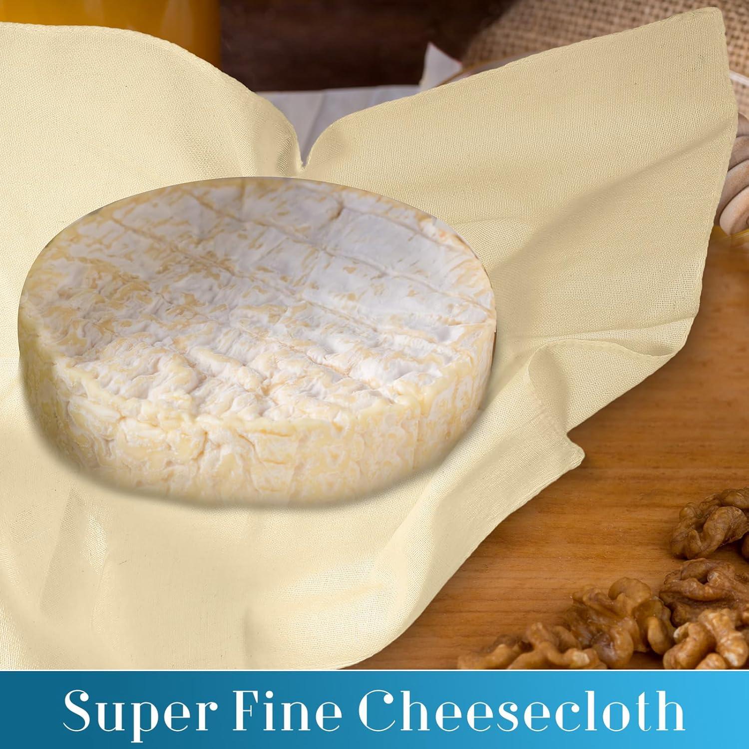 60 Piezas Tela de Queso Reutilizable Peryiter 50.8x50.8 cm