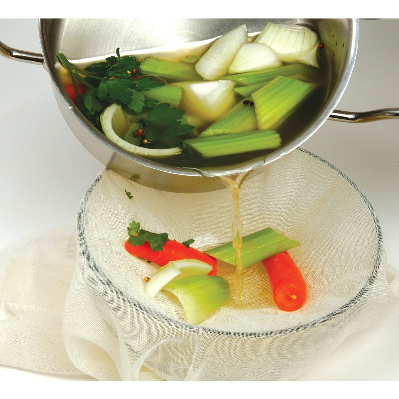 Tela de Queso Natural Norpro 100% Algodón 2 Yardas