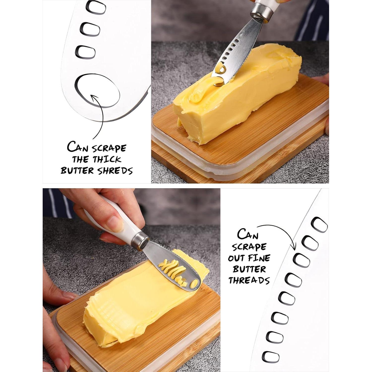 Plato para Mantequilla con Tapa AISBUGUR Acero Inoxidable 14x5.1 cm