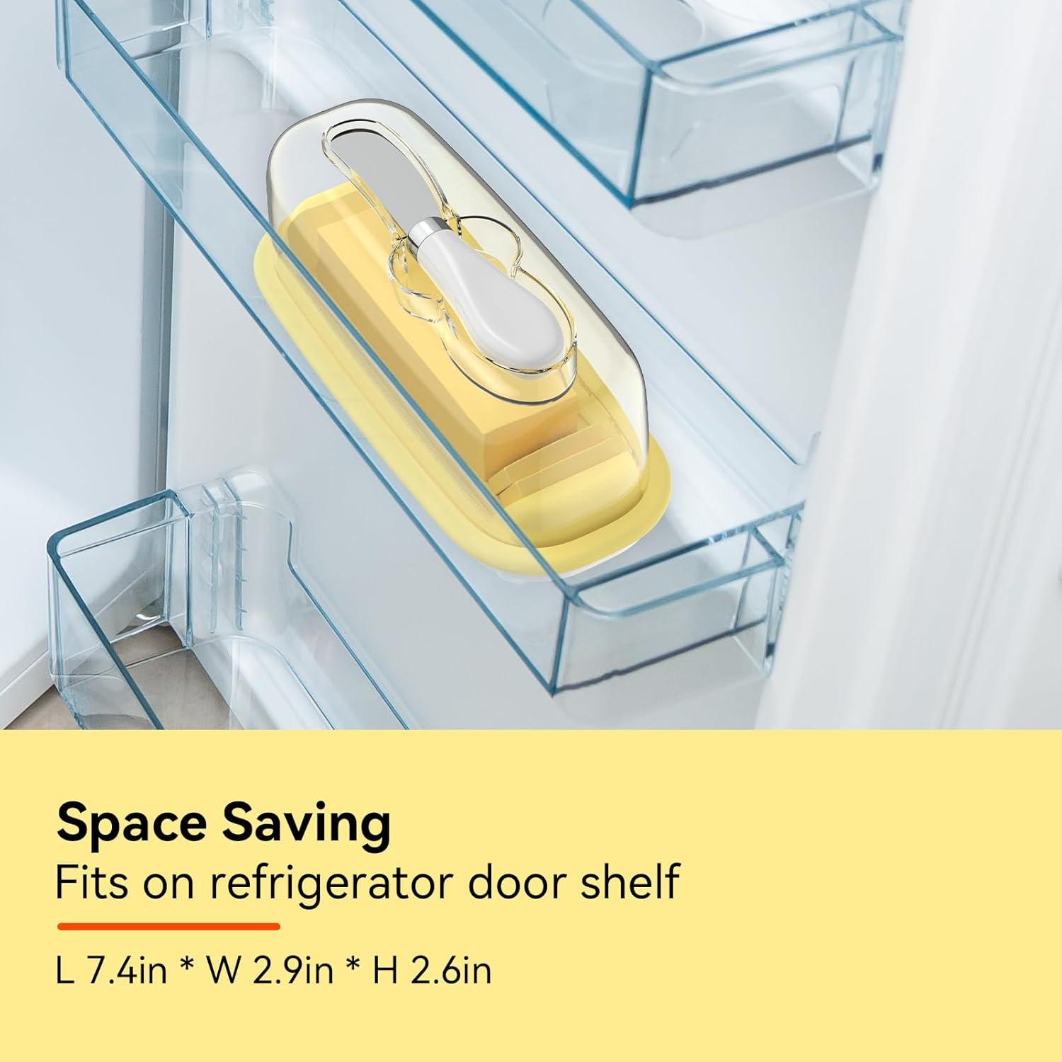 Plato para Mantequilla con Tapa y Cuchillo XICVIC 19.4x8.2cm