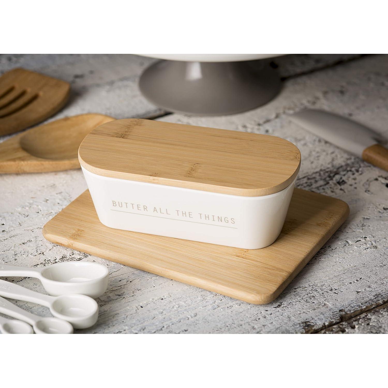 Plato para Mantequilla Tablecraft Crofthouse con Tapa 19.7cm