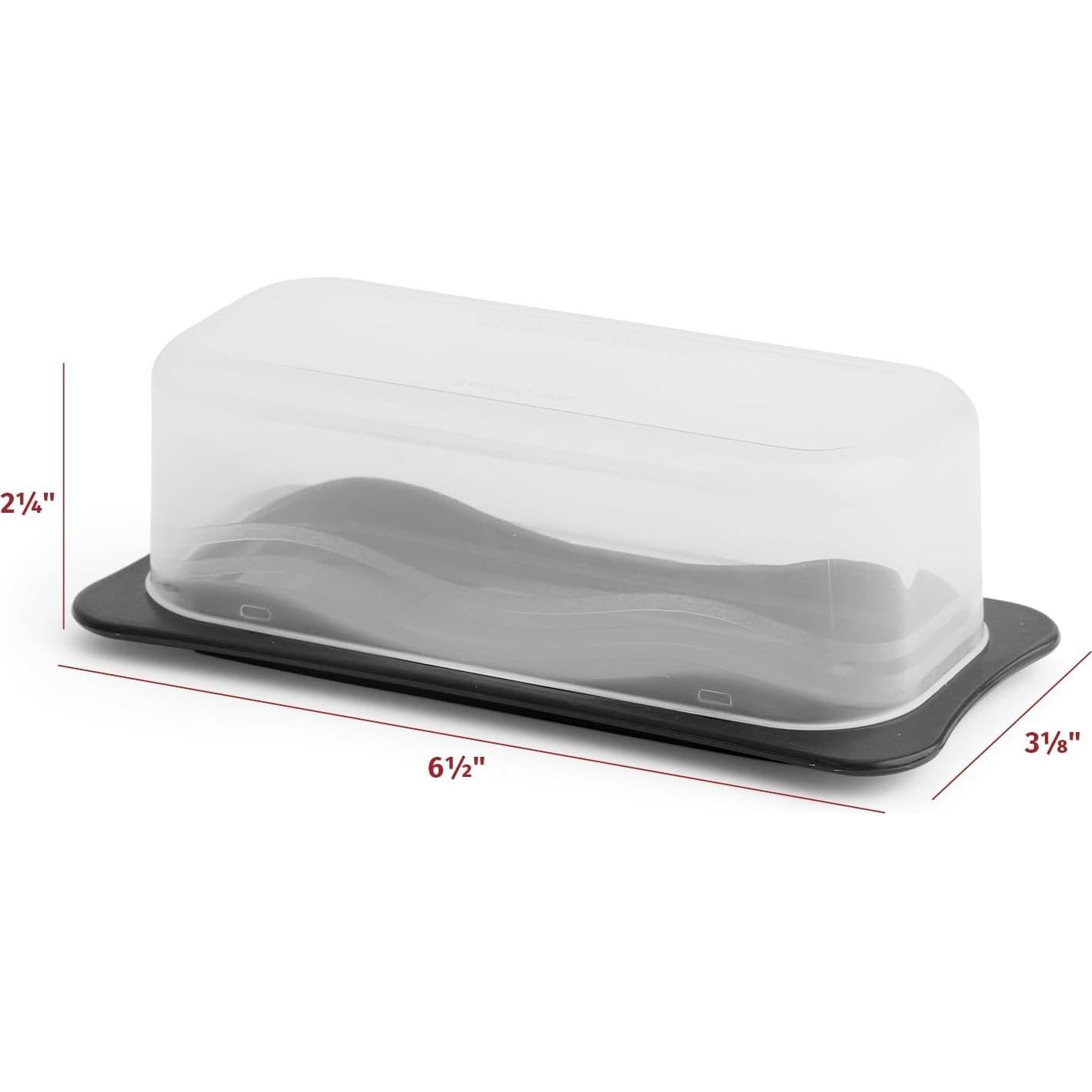 Contenedor de Mantequilla Signoraware Negro 541 - Plástico BPA Libre