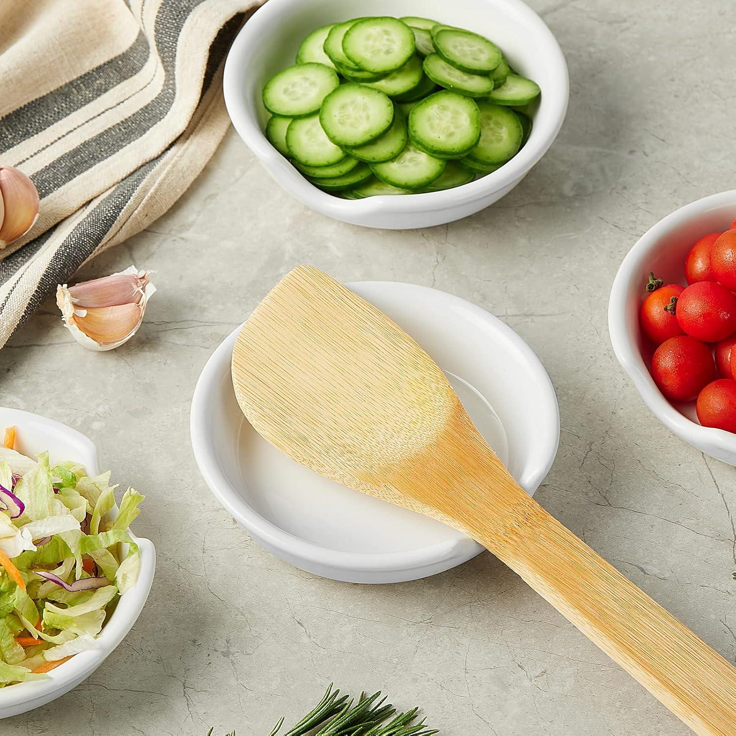 Set de 4 Soportes de Cuchara Cerámica Gencywe 12.2 cm