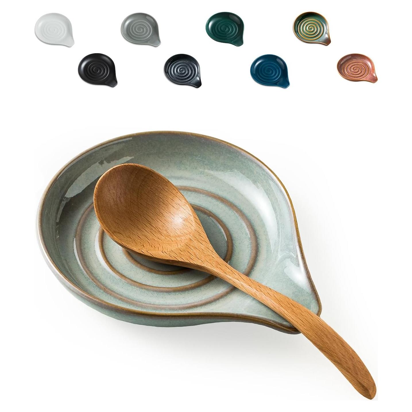 Soporte para Cucharas LAUCHUH Cerámica Gris 12.7 cm