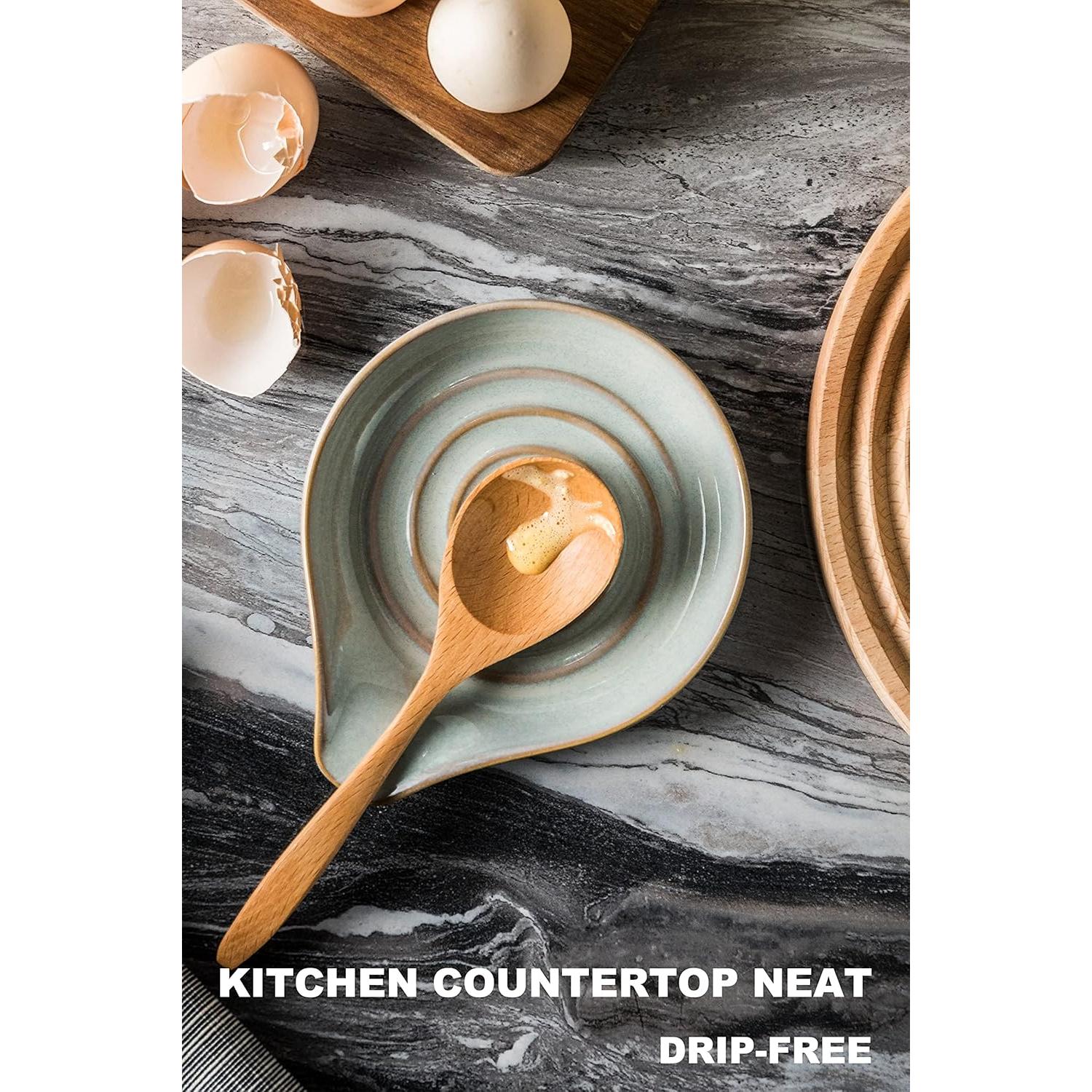 Soporte para Cucharas LAUCHUH Cerámica Gris 12.7 cm