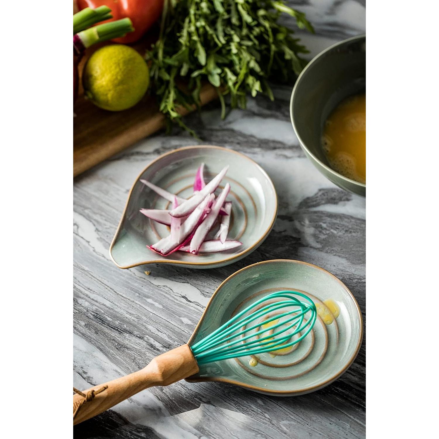 Soporte para Cucharas LAUCHUH Cerámica Gris 12.7 cm