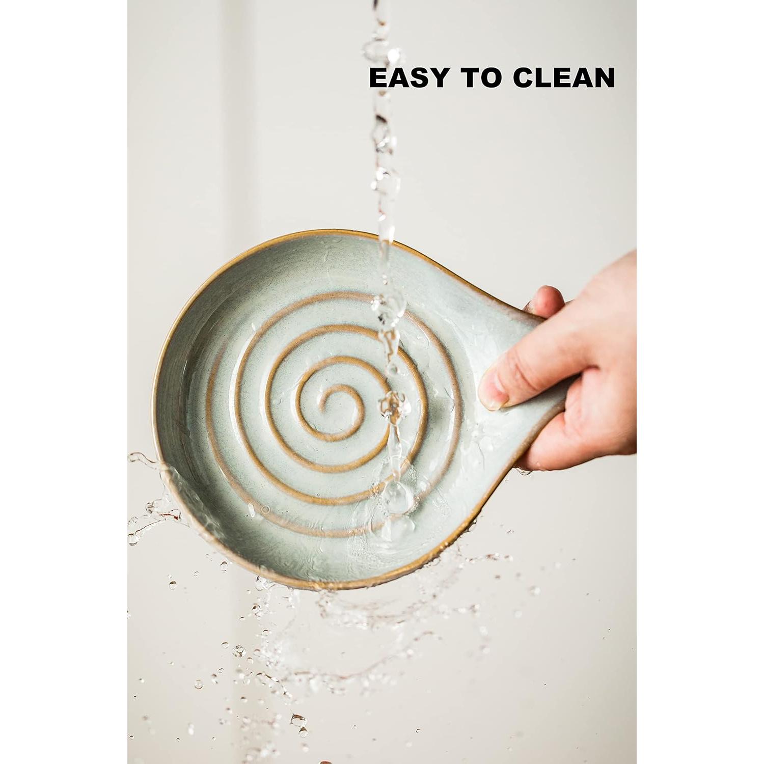 Soporte para Cucharas LAUCHUH Cerámica Gris 12.7 cm