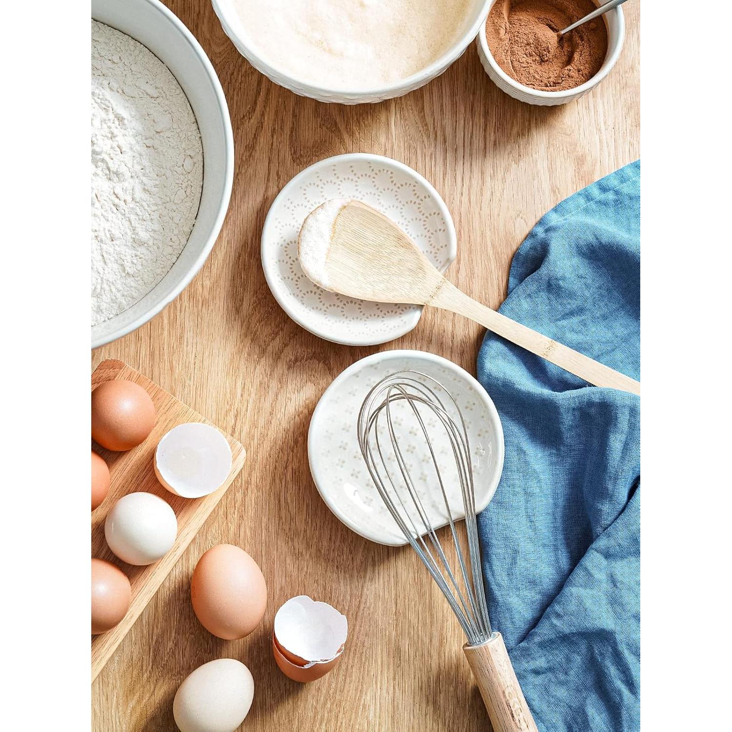 Soporte para Cuchara LE TAUCI Cerámica 4 Piezas + Soporte Metal