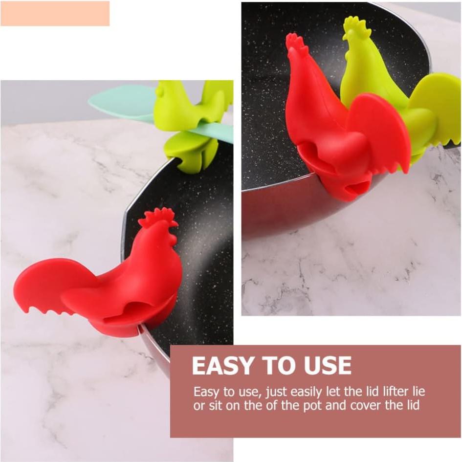 Soporte para Cucharas OUNONA de Silicona Resistente al Calor