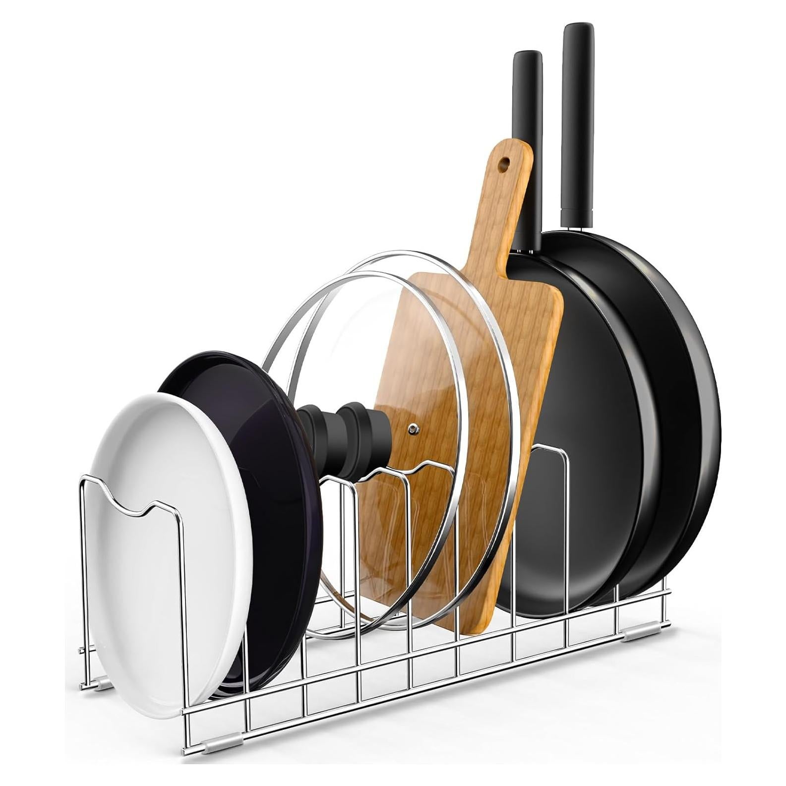 Organizador de Tapas FLSEPAMB 10 Niveles Acero Inoxidable