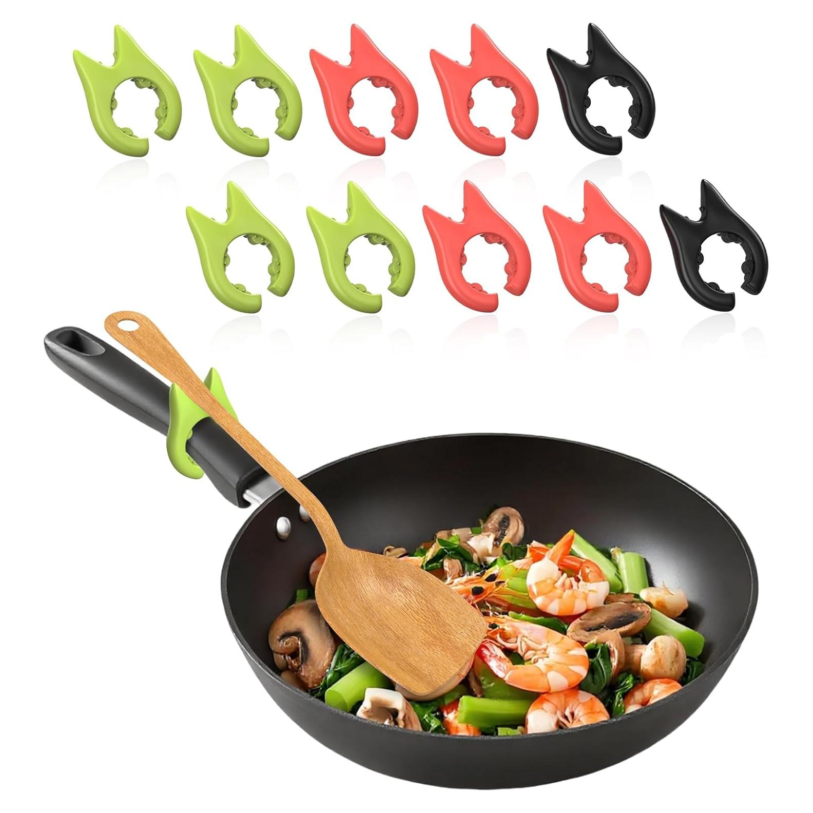 Paquete de 10 Soportes para Cucharas de Silicona GekLiGuLu