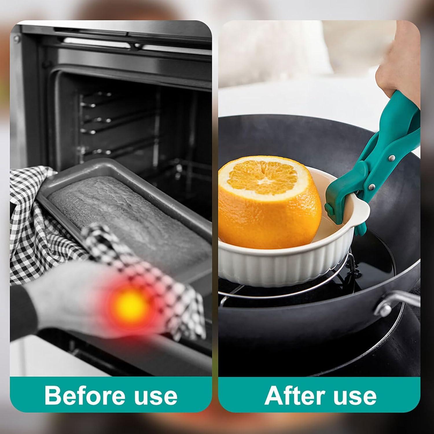 Clip Sujetador de Tazón Antiescaldante HISKI Rojo 19cm