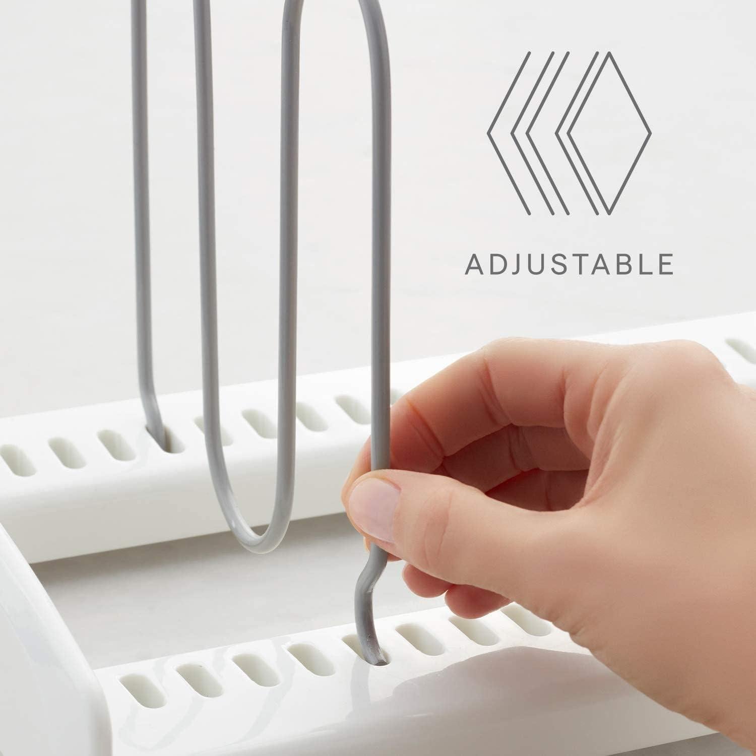 Estante Ajustable YouCopia para Sartenes y Tapas Blanco