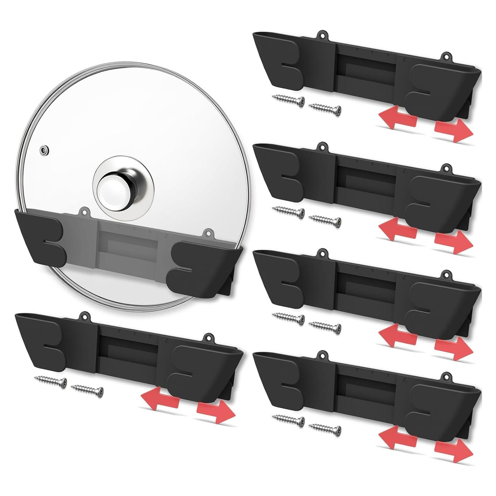 Organizador de Tapas de Olla Ajustable Gosuny - Paquete de 6