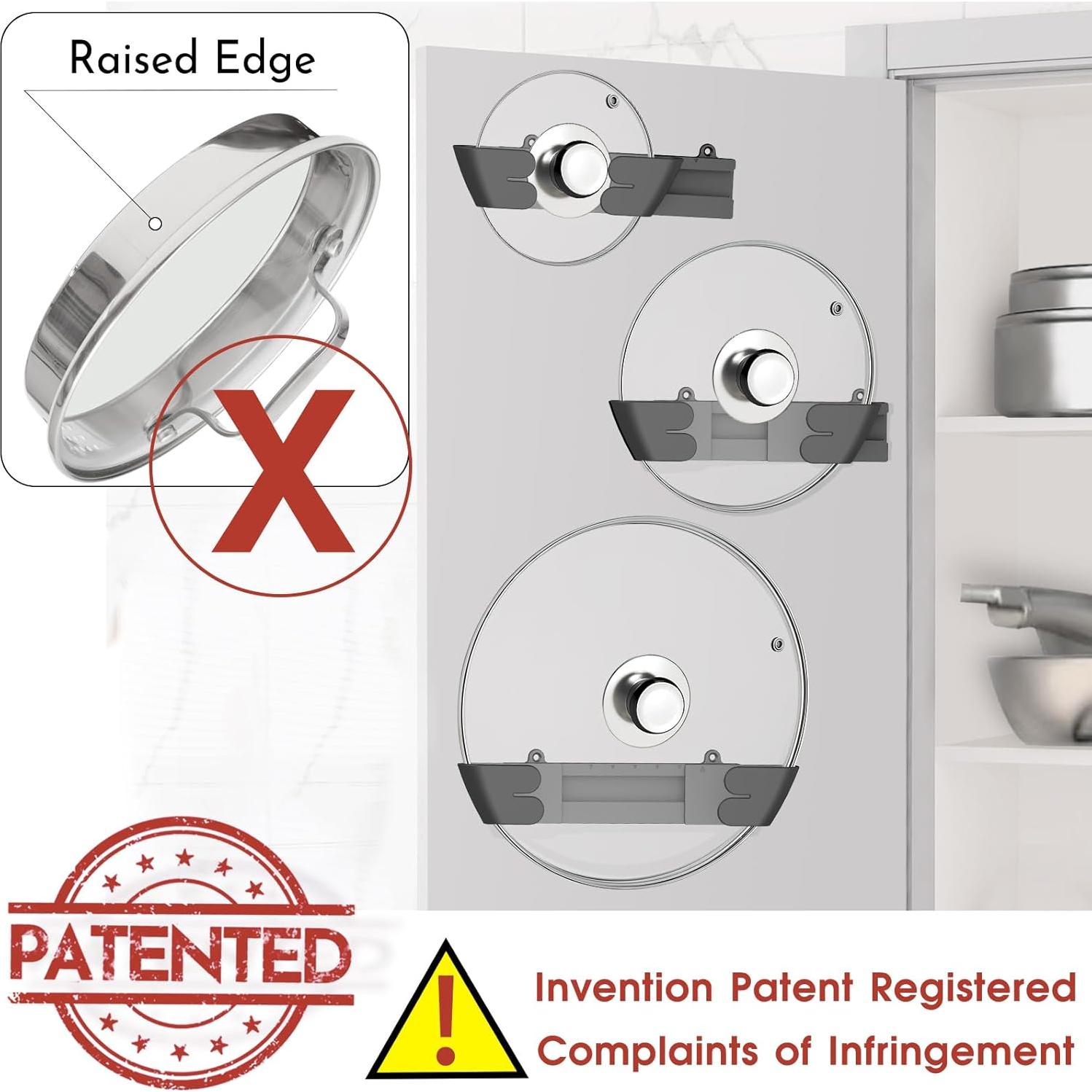 Organizador de Tapas de Olla Ajustable Gosuny - Paquete de 6