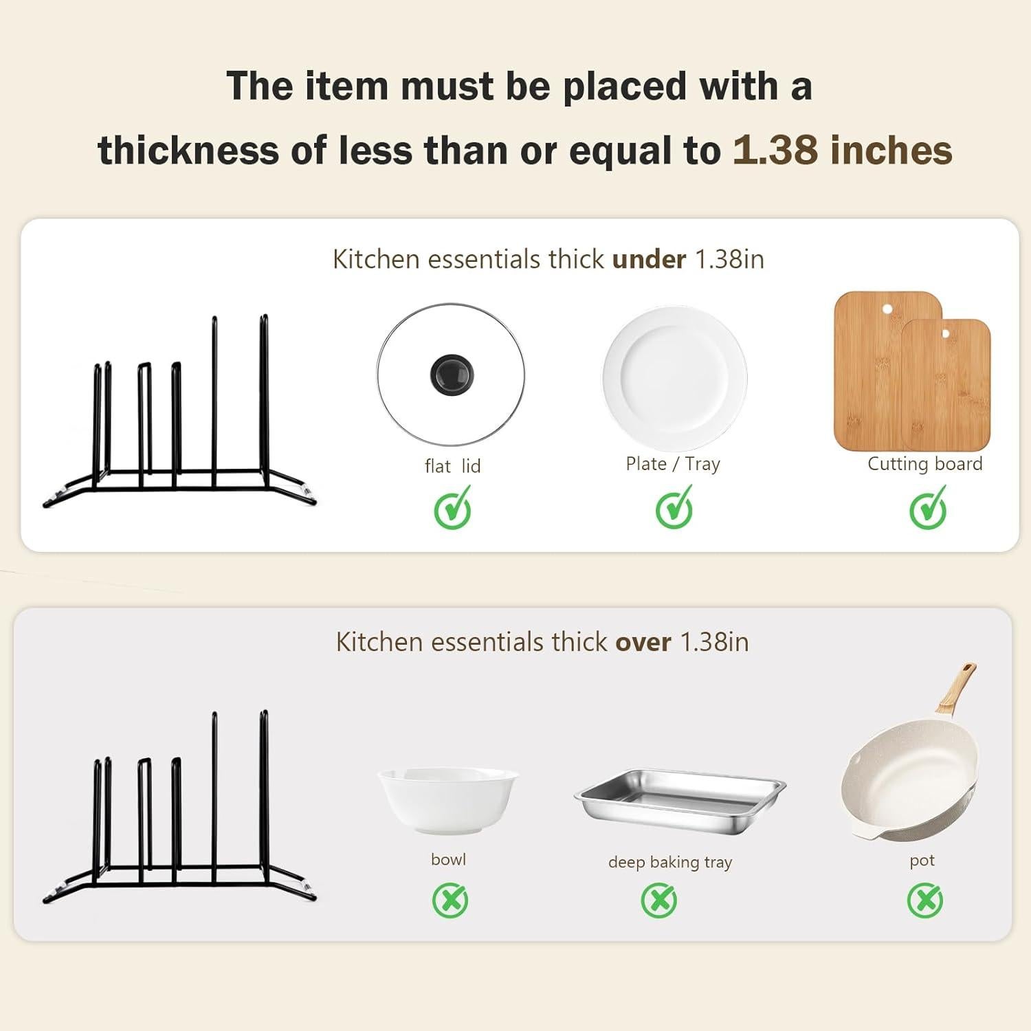 Soporte para Tablas de Cortar DorineRack Acero Inoxidable Negro