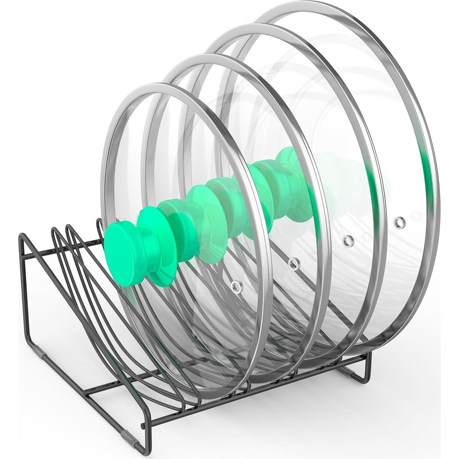 Organizador de Tapas de Olla KORRTFID con Acceso Lateral