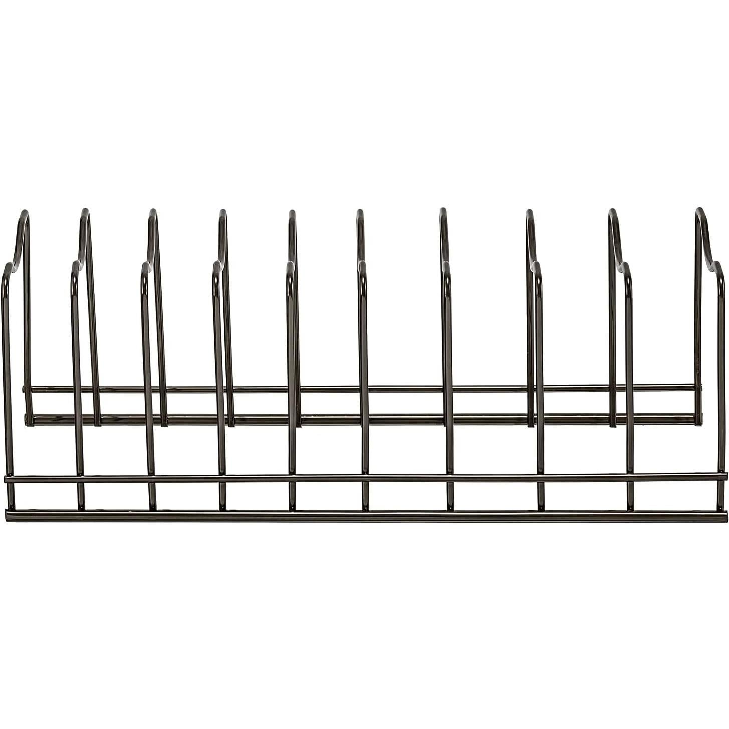 Organizador de tapas de olla lonpute acero inoxidable 32.4x14x11.4cm