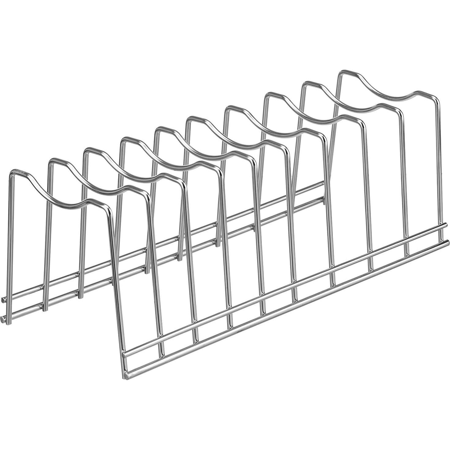 Organizador de tapas de olla Y.Z.Bros acero inoxidable 10.9x30.2 cm