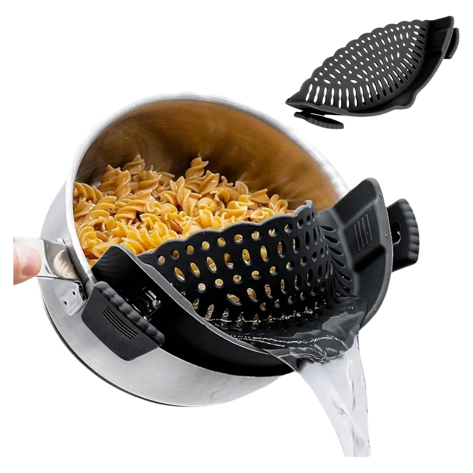 Colador de Silicona Clip-On Liboyixi para Ollas y Sartenes