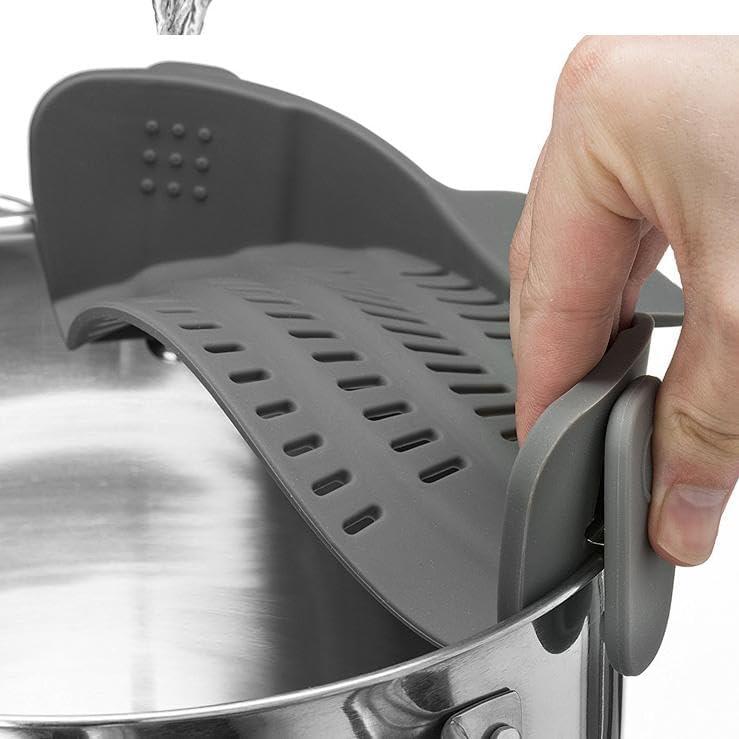 Colador Clip-On de Silicona UTENSILS HUB Gris 198g