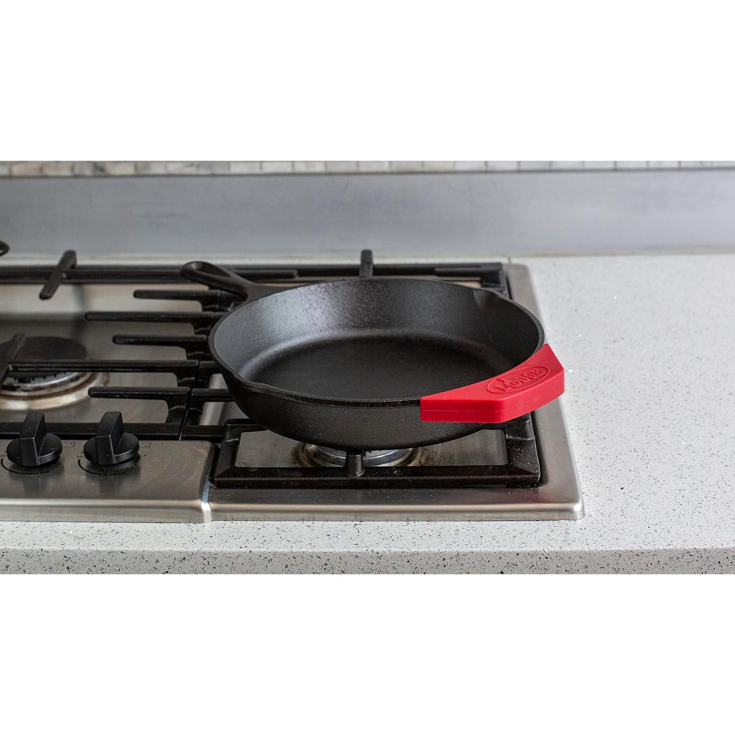 Soporte de Mango de Silicona Lodge Rojo - Protección Térmica 232°C