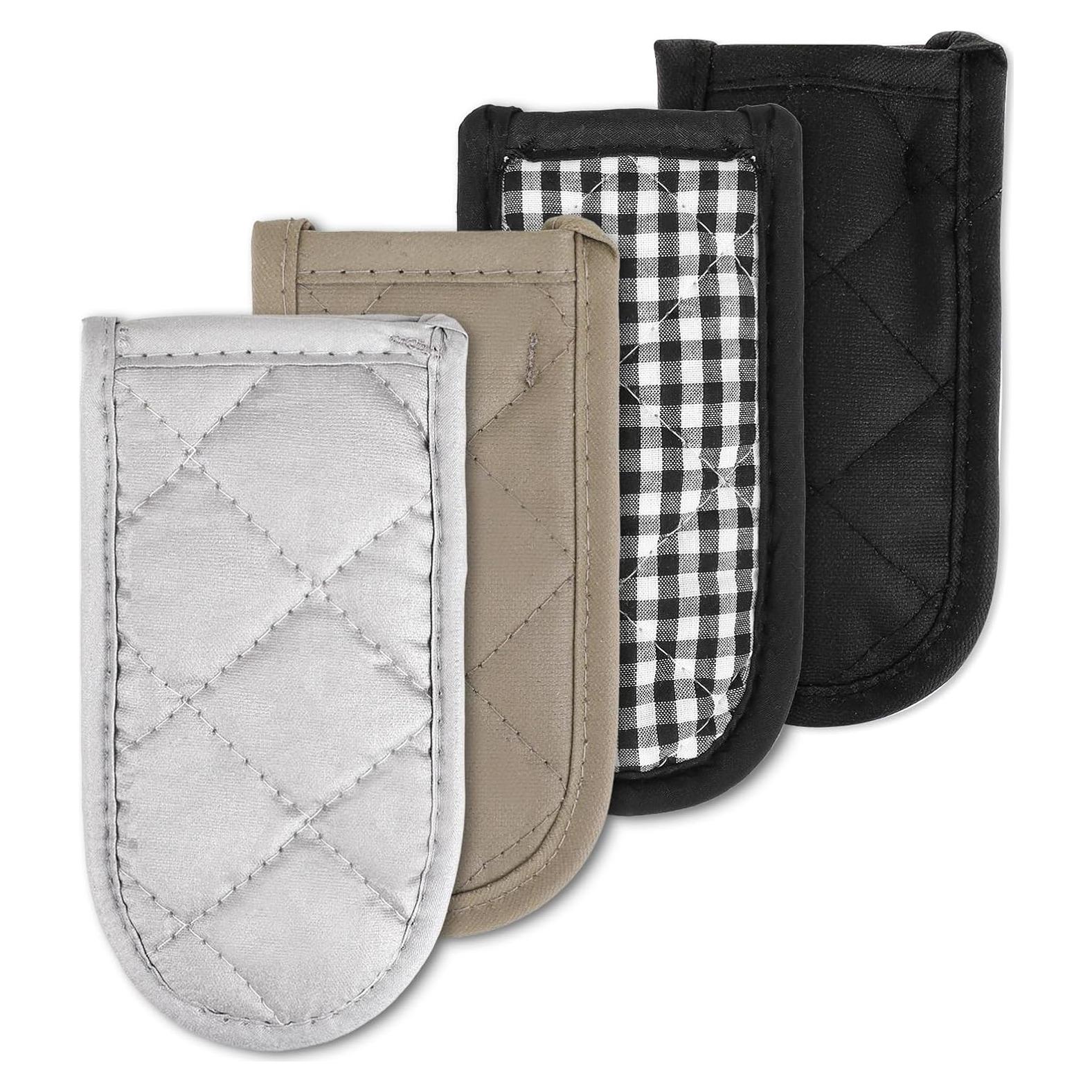 4 Fundas de Algodón para Mangos Resistentes al Calor Mozeat Lens