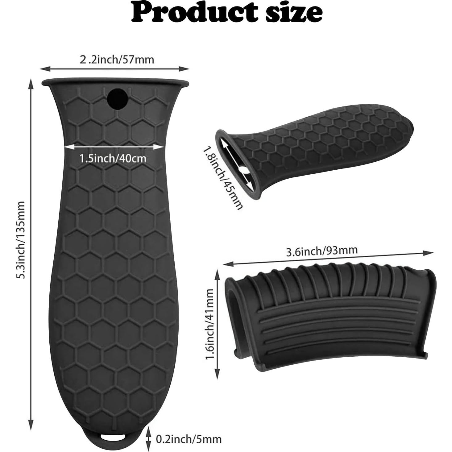 Paquete de 3 fundas de silicona Intatikoo para mangos calientes