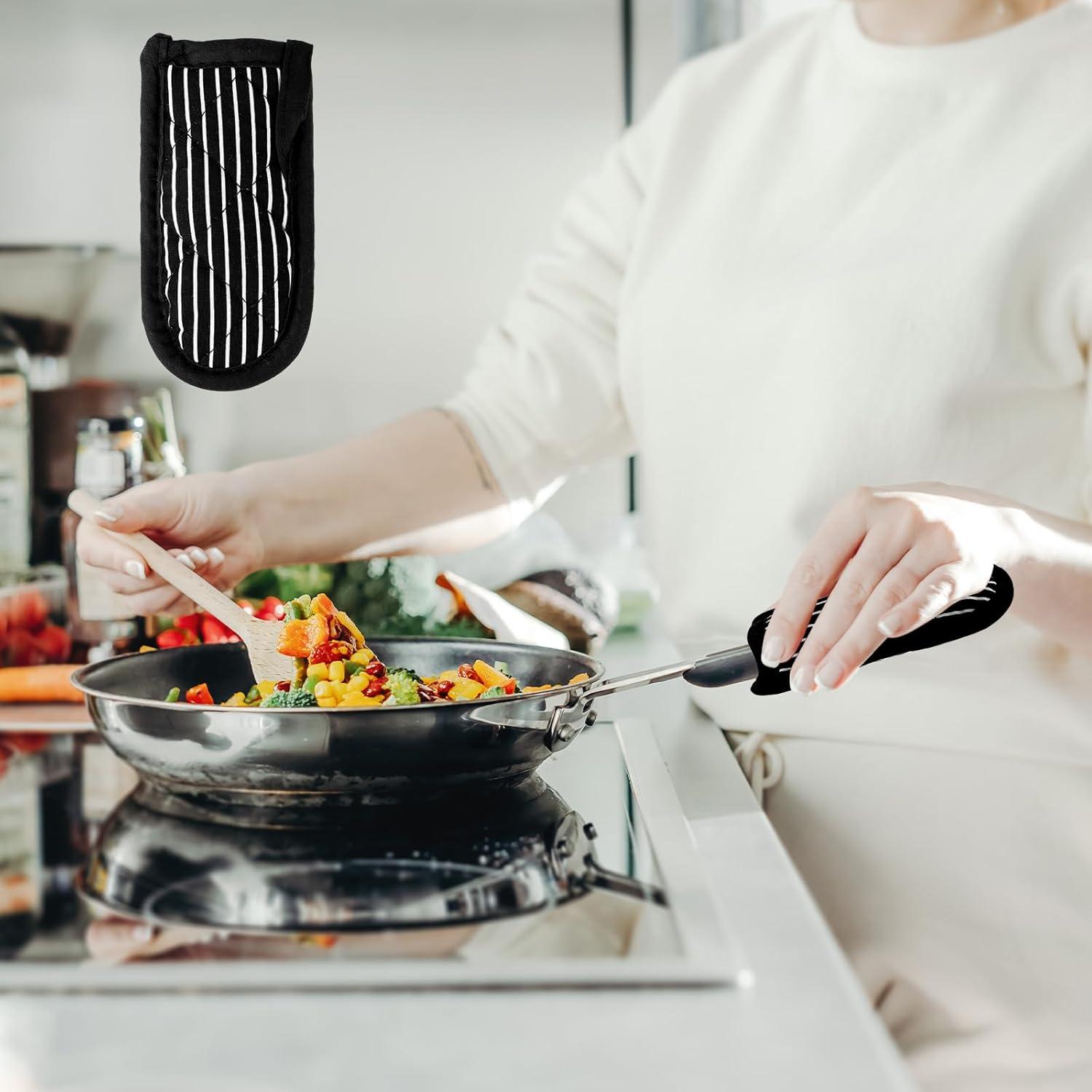 2 Fundas Resistentes al Calor para Mangos de Sartenes Mozeat Lens