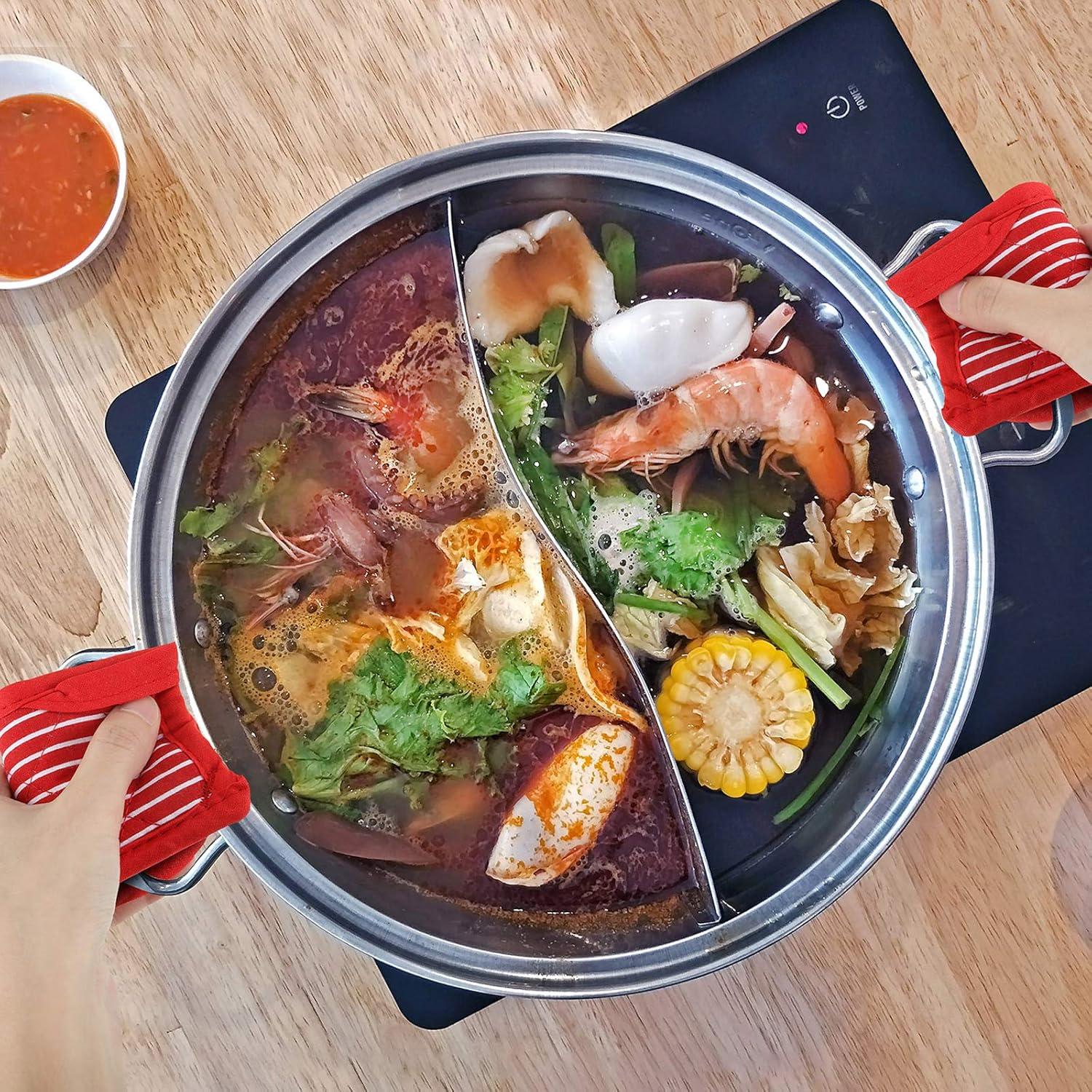 Fundas para Mangos de Sartén Patelai 4 Pcs Algodón Antideslizantes