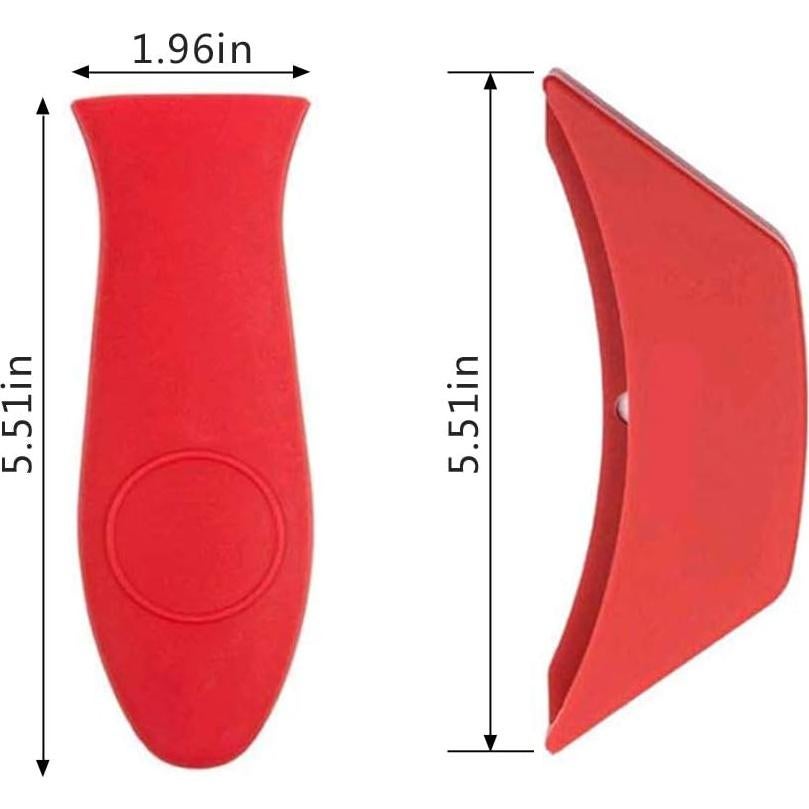 Cubierta de Mango de Silicona Trumoter - Rojo, 13.97 cm