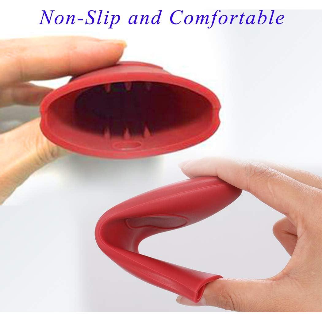 Cubierta de Mango de Silicona Trumoter - Rojo, 13.97 cm