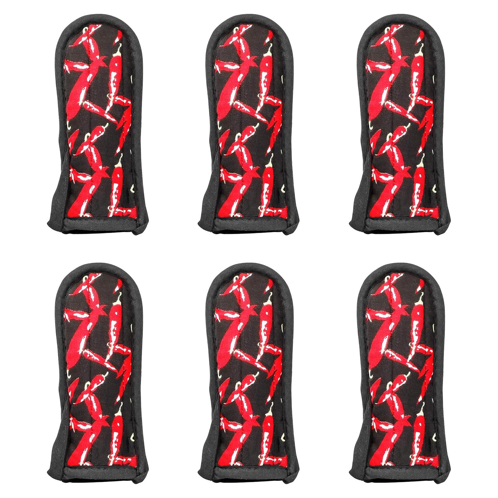 Cubierta de Mango de Sartén Nuevo Star Foodservice - Algodón, Juego de 6