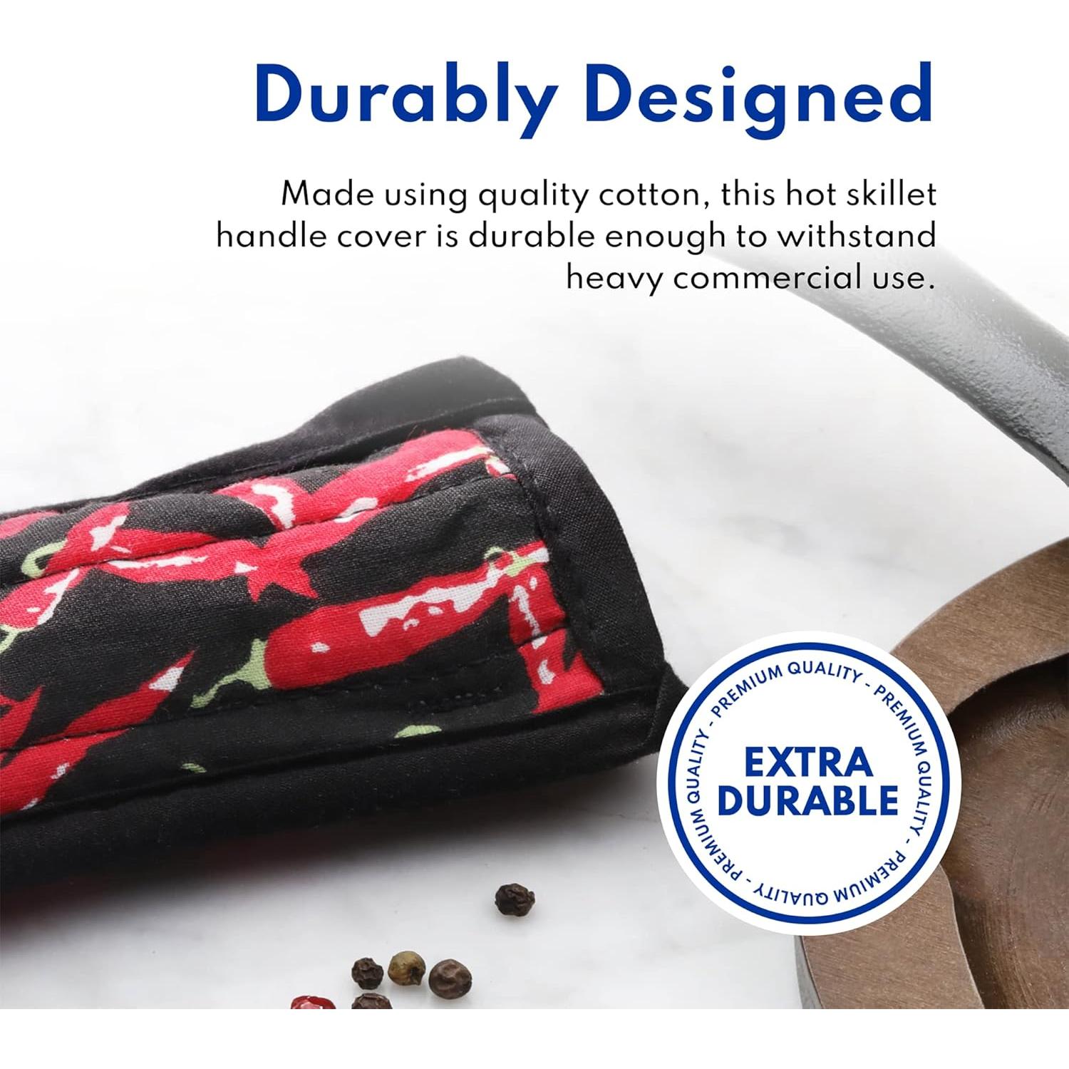 Cubierta de Mango de Sartén Nuevo Star Foodservice - Algodón, Juego de 6