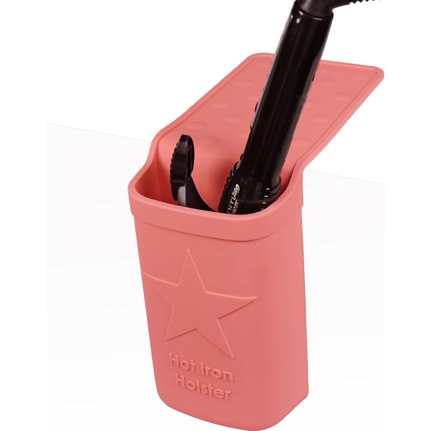 Soporte para Plancha Caliente Holster de Silicona Coral 5 kg