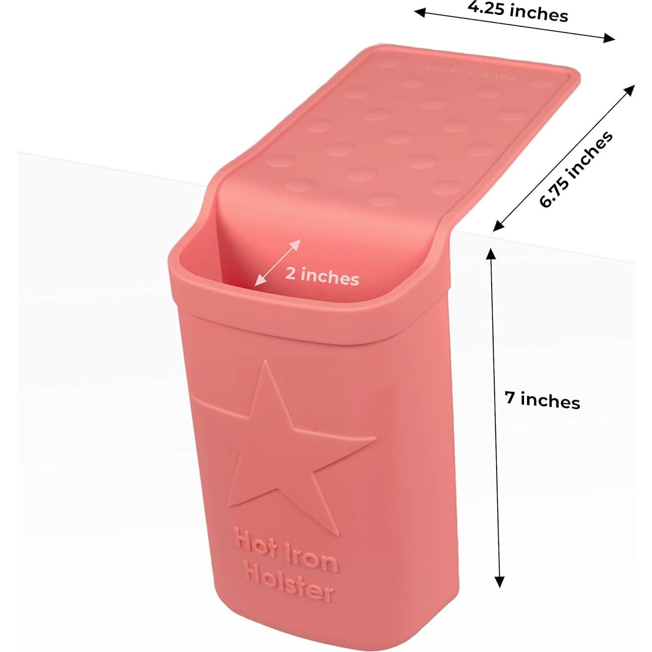 Soporte para Plancha Caliente Holster de Silicona Coral 5 kg