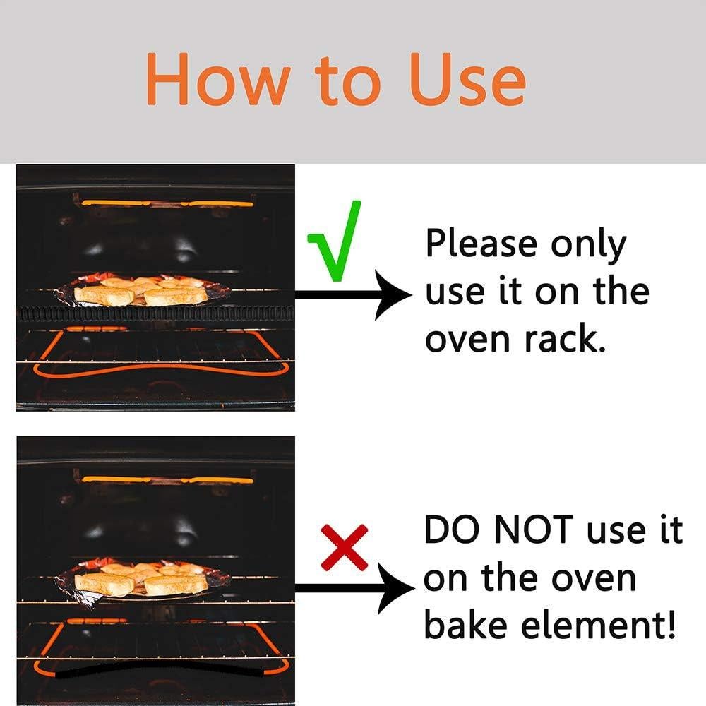 Protecciones para Estantes de Horno LeeYean - 4 Piezas 35.56 cm