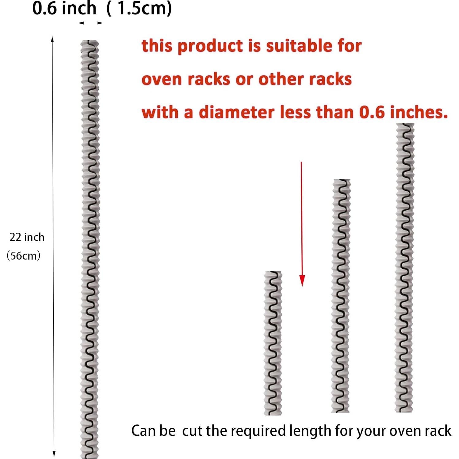 Protector de Estante de Horno Silicona Wighamtex 55.88 cm Gris