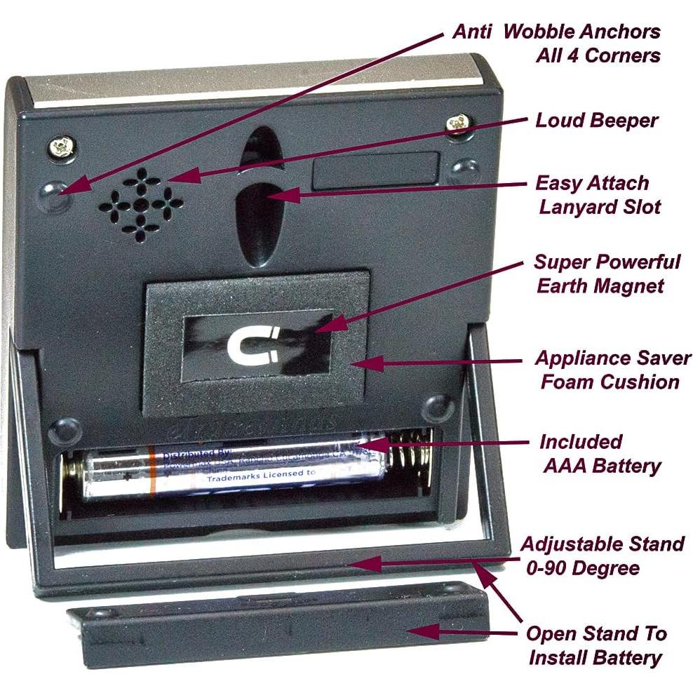 Temporizador de Cocina Digital eTradewinds eT-23 Acero Inoxidable