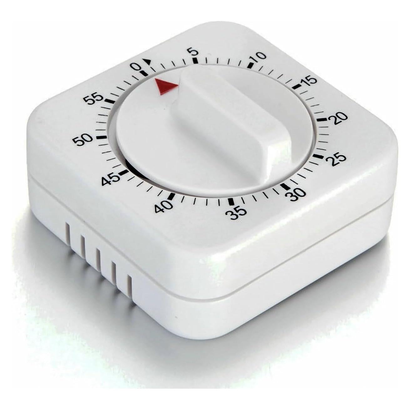 Temporizador Mecánico de Cocina NUOSWEK 60 Minutos Blanco