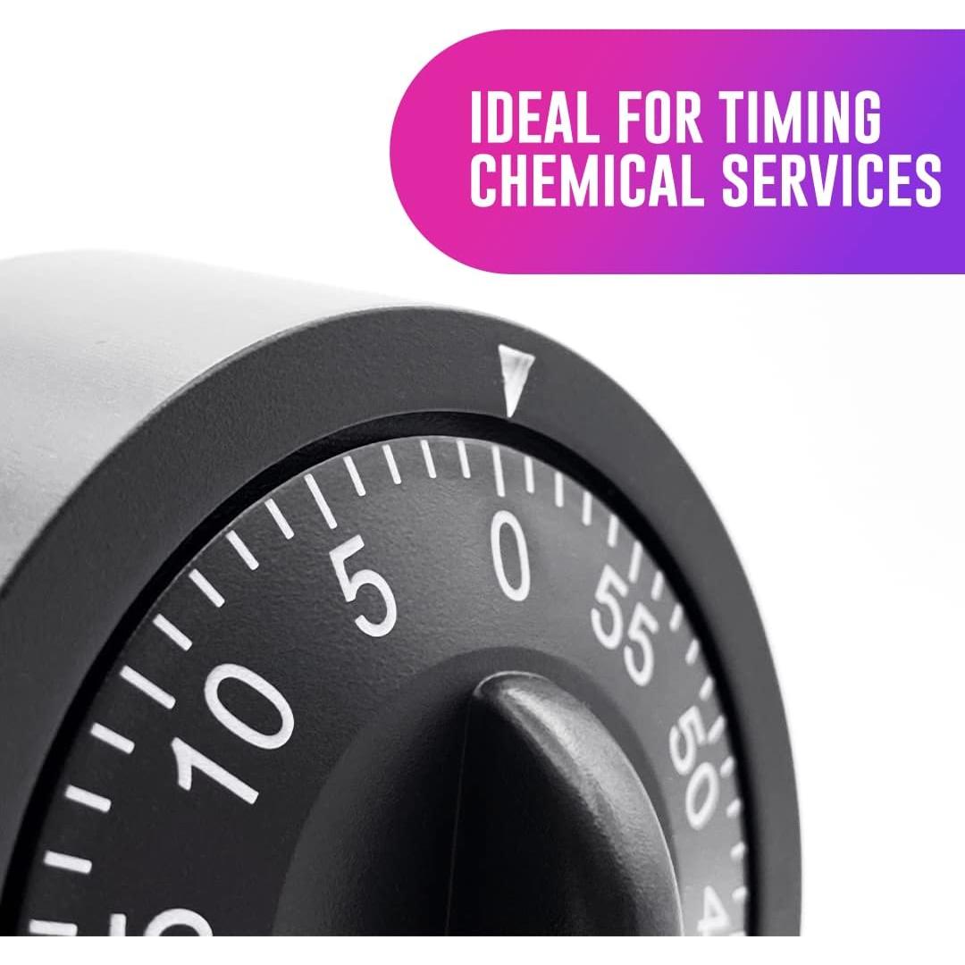 Temporizador Mecánico de Cuerda Colortrak 60 Minutos Negro