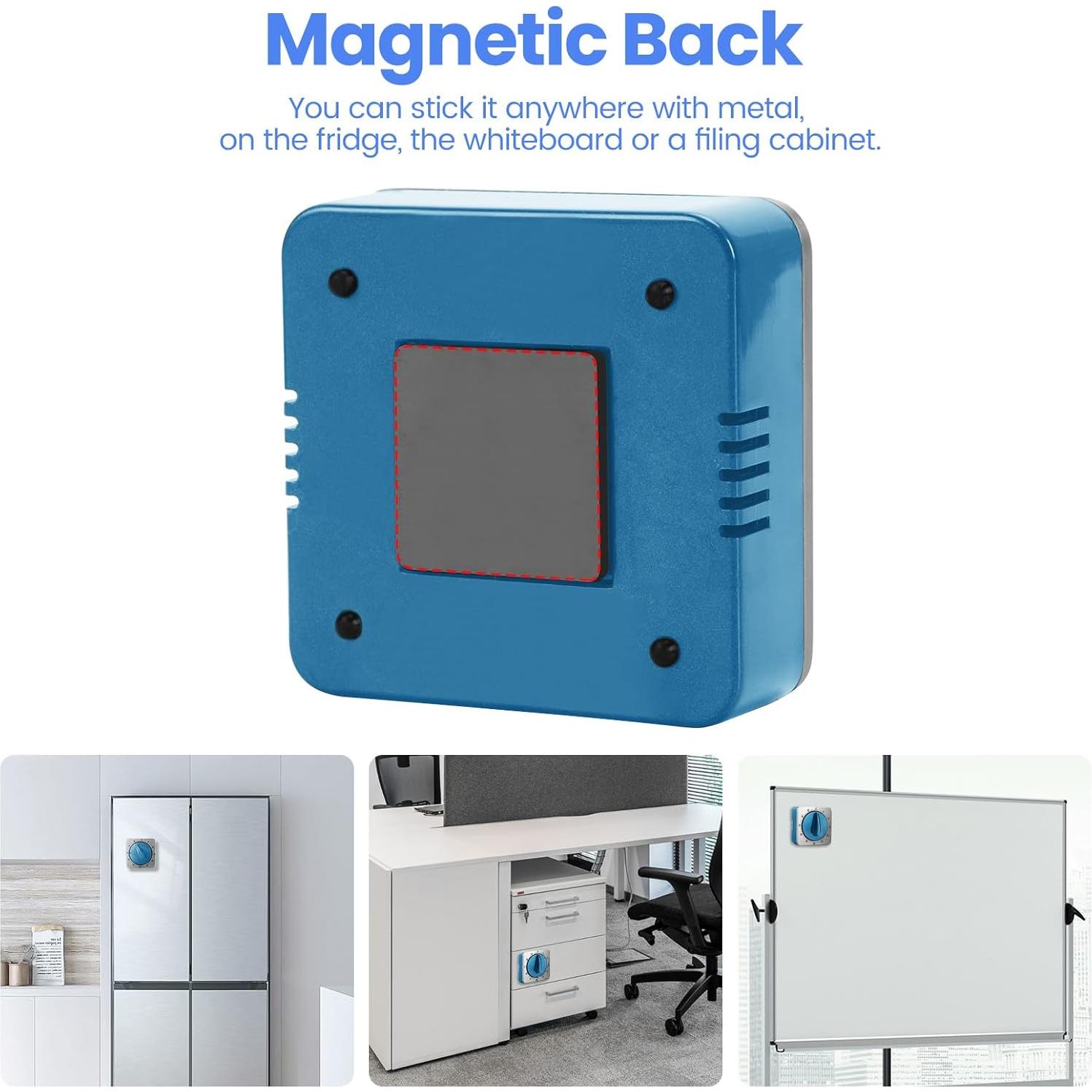 Temporizador de Cocina Mecánico Albayrak Azul Acero Inoxidable