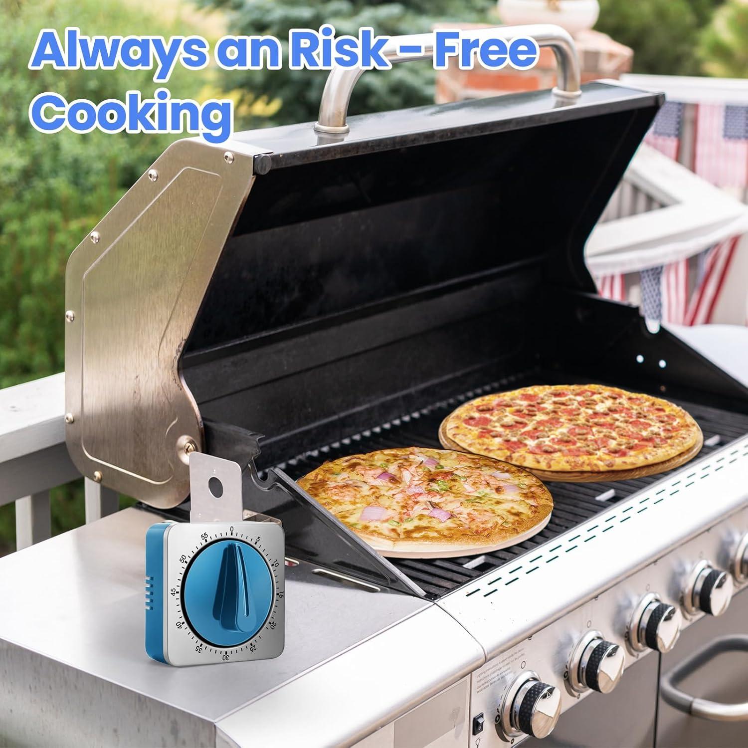 Temporizador de Cocina Mecánico Albayrak Azul Acero Inoxidable