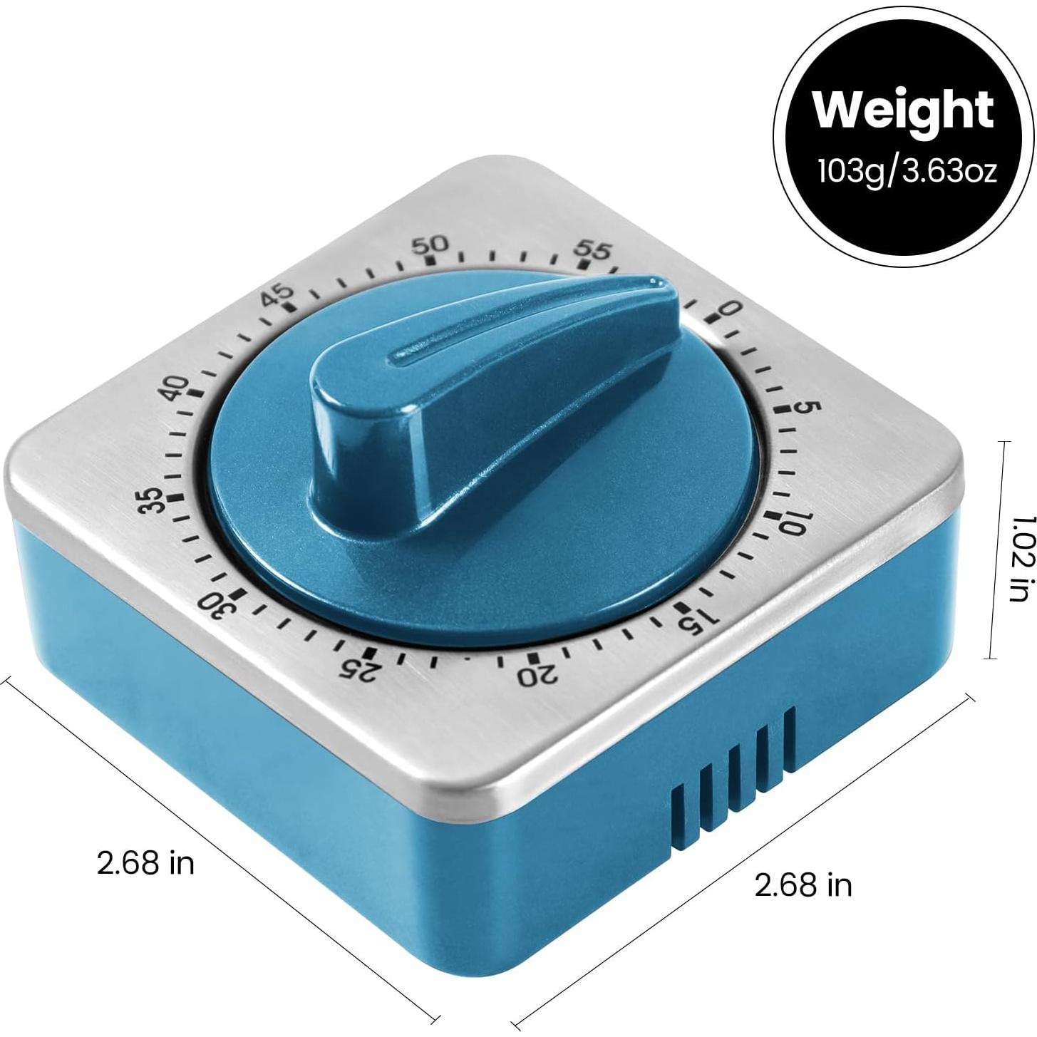 Temporizador de Cocina Mecánico Albayrak Azul Acero Inoxidable