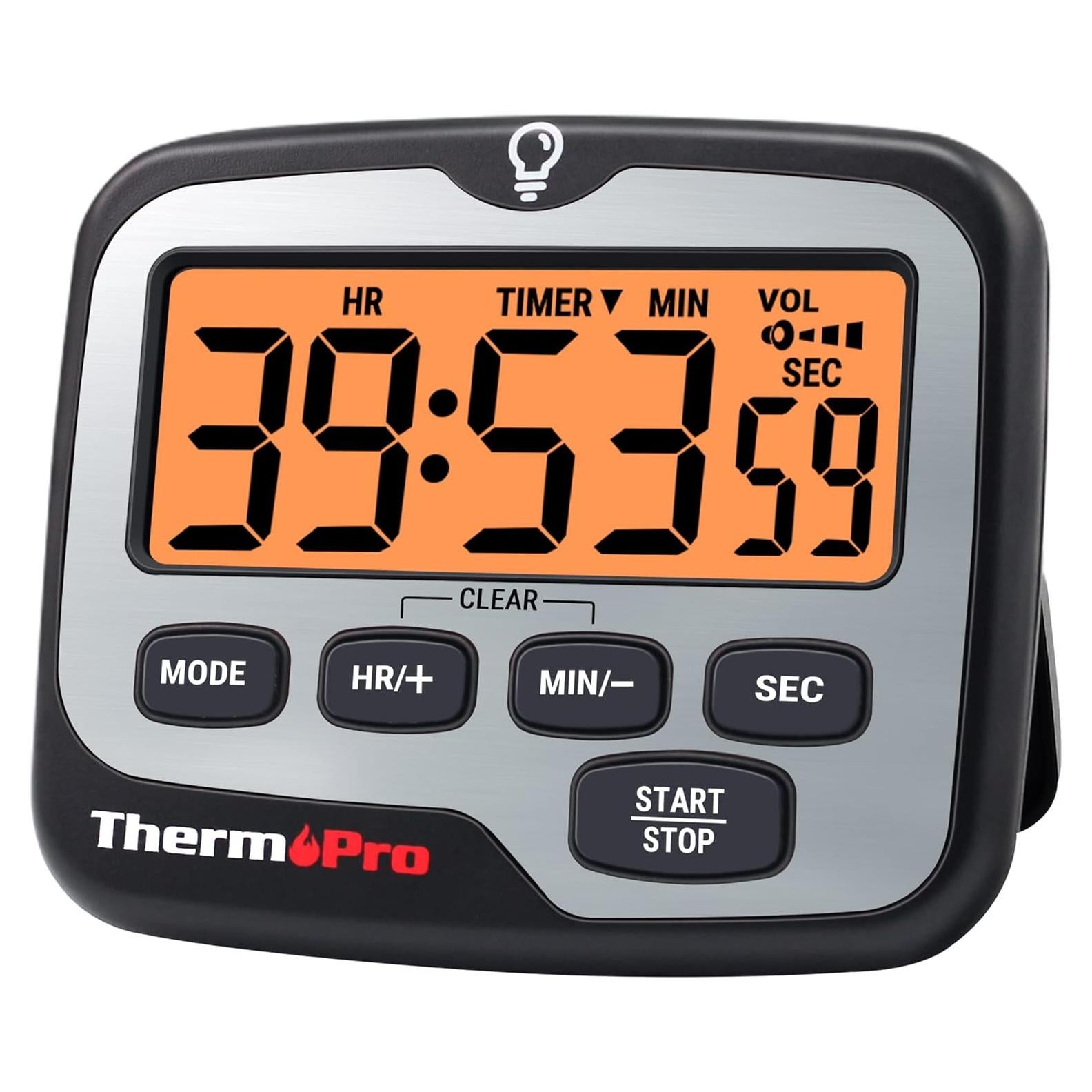 Temporizador Digital ThermoPro TM01 con Retroiluminación Táctil